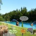 Bildgeschichte - Schwimmbad mit Nessie